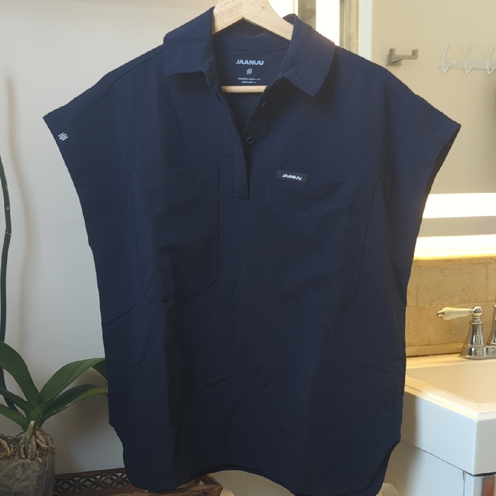 Jaanuu Women's Navy Blue Shirt & Pants Size XS
